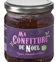 Muroise et Compagnie - Confiture De Noël Bio Figues, Amandes Et Porto