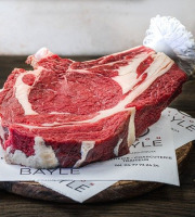 Maison BAYLE   -                                                                                                                                       Champions du Monde de boucherie 2016 - Côte de bœuf Fin Gras du Mézenc AOP - 3 x 1kg400