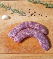 La ferme de Rustan - Saucisse de Bœuf Limousin 1 kg