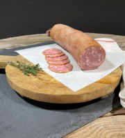 Ferme Angus - Saucisson à l'ail Fumé au bois de hêtre - Porc Plein Air