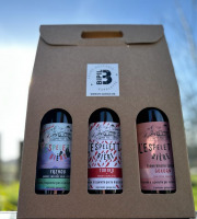 Bipil Aguerria - Pack de 3 bières artisanales de 75cl BIPIL