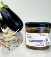 Sept Collines - Aubergines Confites À La Coriandre - 100 G