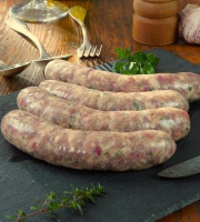 La Ferme du Chaudron - Saucisses Campagne de Porc BIO - 500 g