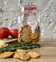 Ferme du Chat Blanc - Biscuits "Chat'Blés" Tomate et Herbes de Provence - 120g