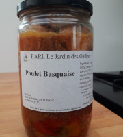 Le Jardin des Gallines - Poulet à la basquaise