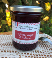 Le Balcon en Forêt - Confiture 4 fruits rouges des Ardennes-220g