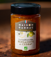 La Maison du Citron - Confiture Bio de Bergamote et Cédrat - 220 gr