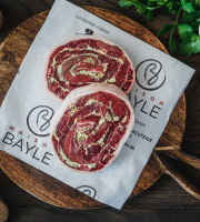 Maison BAYLE   -                                                                                                                                       Champions du Monde de boucherie 2016 - Effeuillé de Bœuf au Beurre d'Escargot - 400g