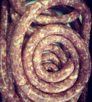 Le Noir du Picou Elodie Ribas - Saucisses Fraîches Pur Porc Gascon Bio 1kg