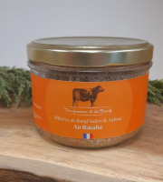 Des Hommes et des Boeufs - Rillettes de boeuf Salers/Aubrac au Ratafia