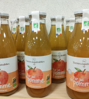 Coopérative Univert - Pur Jus de pomme BIO équitabe - 75cl