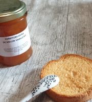 La Ferme du Montet - Confiture Extra de Melon Vanille - 220g