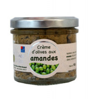 Les amandes et olives du Mont Bouquet - Crème d'olives et amandes 100 g