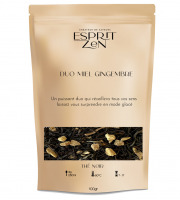 Esprit Zen - Thé Noir "Duo Miel Gingembre" - miel - gingembre - Sachet 100g