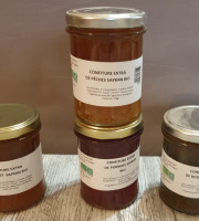 La Ferme du Montet - Colis de confiture BIO au safran - 4 produits