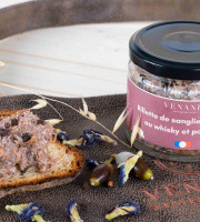 Venandi Sauvage par Nature - Rillette de Sanglier Sauvage au Whisky et Poivre Noir