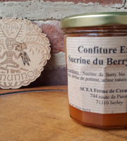 Ferme de Cernunnos - Confiture Extra de Sucrine du Berry / Mandarine / Vanille - 300g