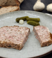 Ferme de la Mare - Pâté à l'ail - tranche de 250g