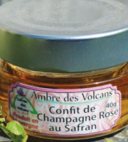 Safran des Volcans - Confit de Champagne Rosé au Safran Bio 40g