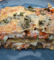 Le Jardin des Gallines - Lasagne Carottes/poireaux/chèvre