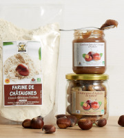 GAEC Roux - Coffret Châtaignes d'Ardèche - 3 produits