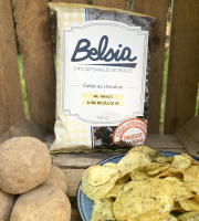 Chips BELSIA - Chips artisanale à l'ail et au basilic X10