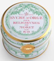 Des Lis Chocolat - Sucre D'orge De Moret, Boîte Fer Ronde 250g