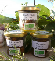 Terres En Vie - Coffret Découverte : 3 Pots 60g De Châtaignes Bio : Sauge, Romarin Et Ail