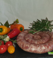 La Ferme du Montet - [SURGELE] - COLIS - BARBECUE - GRILLADE - SAUCISSE de TOULOUSE assortiment de Porc noir Gascon - 3KG