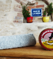 Ferme des Chèvres Brasseuses - Fromage de chèvre - BUCHE CENDRéE au lait cru