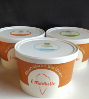 O Maribelle - Lot de 3 crèmes glacées 1 litre