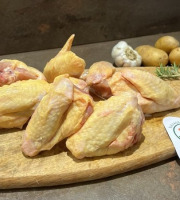 Charcuterie Commenges - 8 Ailes de Poulet Fermier BIO - 1kg