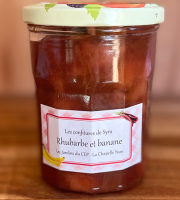 Les Jardins du CEP - Sève du Jardin - Confiture banane rhubarbe