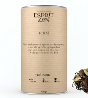 Esprit Zen - Thé Noir "Tchaï" - gingembre - cannelle - cardamome - Boite 100g