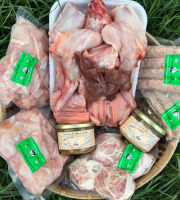 Ferme du Bois de Boulle - Colis de viande de lapin pour 4 personnes