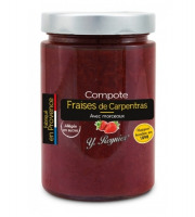 Conserves Guintrand - Compote De Fraise De Carpentras Allégée En Sucres Yr - Bocal 327 Ml