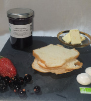 La Ferme du Montet - Confiture Extra de fruits rouges BIO - 220 g