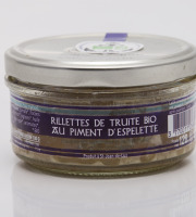 ONAKE - Le Fumoir du Pays Basque - Rillettes de Truite Bio Au Piment d'Espelette