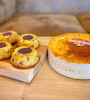 Boulangerie Maison Héron père et filles - Pack Découverte: 1 flan 6 pers + 1 brioche + 4 tigrés + 1 viking