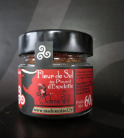 Le Panier à Poissons - Fleur De Sel Au Piment D'espelette 60g, 100% Sel De Guérande