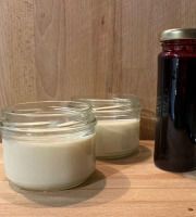 Le Jardin des Gallines - Panna-Cotta et son coulis de Mûres bio