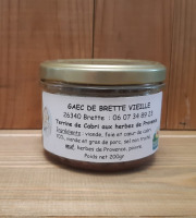 Gaec de Brette Vieille - Terrine de cabri aux herbes de Provence - 200g