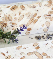 Nougats Laurmar - Nougat blanc tendre  aux fleurs de lavande de Sault