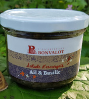 L’escargotière BONVALOT - Salade d'Escargot Ail et Basilic 90g