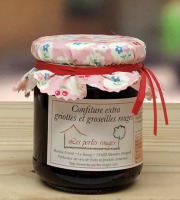 Les Perles Rouges - Confiture Extra De Griotte Et Groseille Rouge