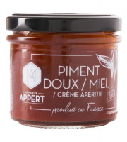 Monsieur Appert - Crème Apéritif Piment Doux Rouge /miel