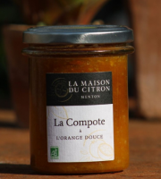 La Maison du Citron - Compote Bio à l'orange douce 170g