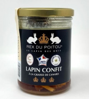 Eleveurs d'Orylag - REX DU POITOU - Confit de Lapin ( Cuisses )