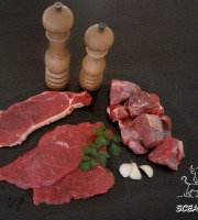 SCEA Champ du Puits - Assortiment varié de Viande Bio de Veau et de Bœuf + Charcuterie bio - 1kg