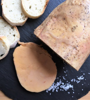 Ferme de Pleinefage - Foie Gras Au Sel Et Au Torchon 1 Kg (10 À 12 Personnes)